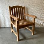 Tuinstoel - met armleuningen - massief teakhout - TTM Wonen, TTM Wonen, Meubels – (Perzische) Tapijten en Woonaccessoires, Twee