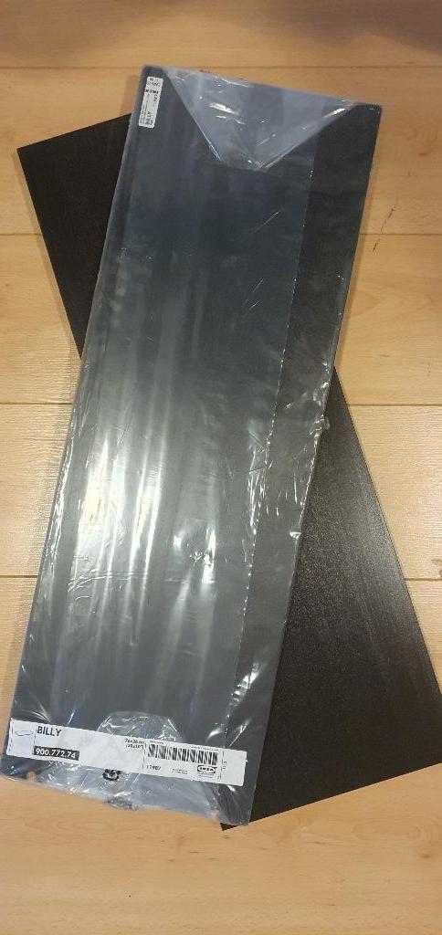 IKEA Billy kastplanken donkerbruin, Huis en Inrichting, Kasten | Boekenkasten, Nieuw, 50 tot 100 cm, 200 cm of meer, 25 tot 50 cm