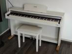 Entrada D100A piano (Oostendorp Wezep) + krukje (88 toetsen), Ophalen, Gebruikt, Wit, Digitaal