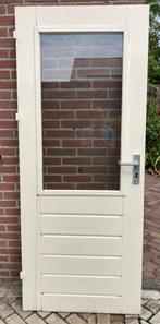 Buitendeur meranti, Ophalen, Gebruikt, 80 tot 100 cm, Buitendeur