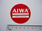 sticker AIWA hifi sound retro firato stereotoren, Verzamelen, Stickers, Verzenden