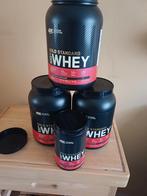 4x ON OPTIMUM NUTRION GOLD STANDARD 100% WHEY, Ophalen of Verzenden, Nieuw, Poeder of Drank