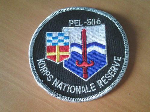 embleem Natres peloton 506, Verzamelen, Militaria | Algemeen, Landmacht, Embleem of Badge, Nederland, Ophalen of Verzenden