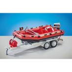 🎁 Playmobil 9845 - Brandweerboot met aanhangwagen 🎁, Kinderen en Baby's, Speelgoed | Playmobil, Ophalen of Verzenden, Nieuw