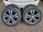 Mercedes C-Klasse W204 Velgen met Banden, Ophalen, Gebruikt, Banden en Velgen, 17 inch