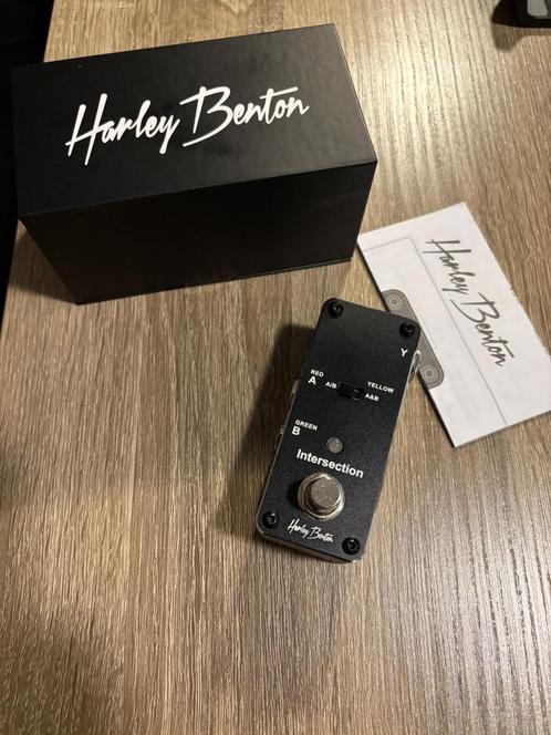Harley Benton ABY Switch MiniStomp Intersection, Muziek en Instrumenten, Effecten, Zo goed als nieuw, Overige typen, Ophalen of Verzenden