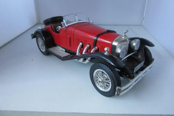 Mercedes SSK 1;18, Hobby en Vrije tijd, Modelauto's | 1:18, Zo goed als nieuw, Auto, Bburago, Ophalen of Verzenden