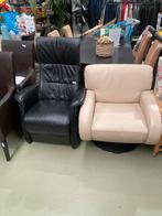 Relaxstoel draaibaar - Metalen voet, Gebruikt, Verzenden, W, 75 tot 100 cm