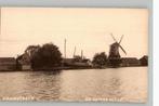 Zaanstreek FOTOKAART Molen De jonge Wolf + Scheepswerf, Verzamelen, Ansichtkaarten | Nederland, Verzenden, Voor 1920, Ongelopen