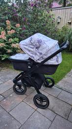 Dubatti One 2-in-1 kinderwagen en buggy zwart / wit marmer, Ophalen, Gebruikt, Overige merken, Luchtbanden