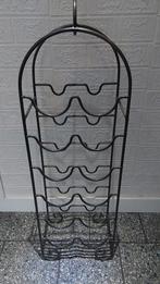 Metalen wijnrek voor 12 flessen, Ophalen, Zo goed als nieuw, Metaal, Minder dan 50 cm