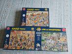 3 Jan van Haasteren puzzels. Samen 25 euro, los 10 euro, Ophalen of Verzenden, 500 t/m 1500 stukjes, Zo goed als nieuw