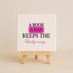 Wandtegeltje a book a day, Ophalen of Verzenden, Nieuw