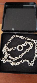 Nieuwe zilveren ketting 42 cm lang 21 gr.zwaar, Ophalen, Nieuw, Zilver, Zilver
