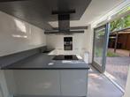 Volledige keuken incl. kwaliteitsapparatuur (Bosch + AEG), Huis en Inrichting, Ophalen, Gebruikt, U-keuken, Wit