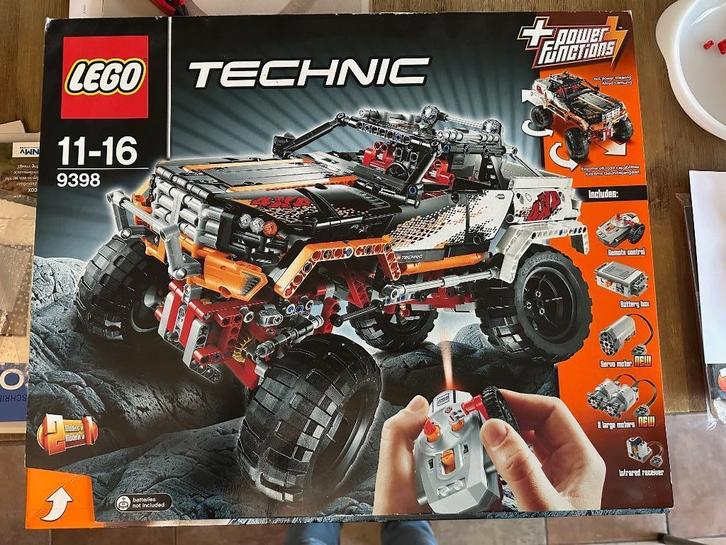 Lego Technic 9398 4x4 Crawler, Kinderen en Baby's, Speelgoed | Duplo en Lego, Zo goed als nieuw, Lego, Complete set, Ophalen of Verzenden