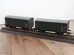 Modeltrein Ho piko goederen wagons, 2x zgan !!, Hobby en Vrije tijd, Modeltreinen | H0, Gelijkstroom, Wagon, Zo goed als nieuw