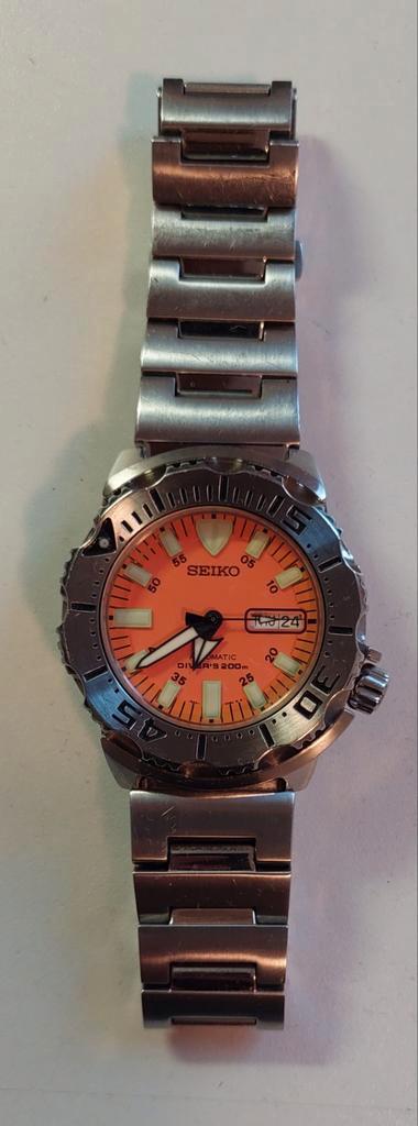 Seiko Orange Monster automaat duikhorloge eerste generatie, Sieraden, Tassen en Uiterlijk, Horloges | Heren, Zo goed als nieuw