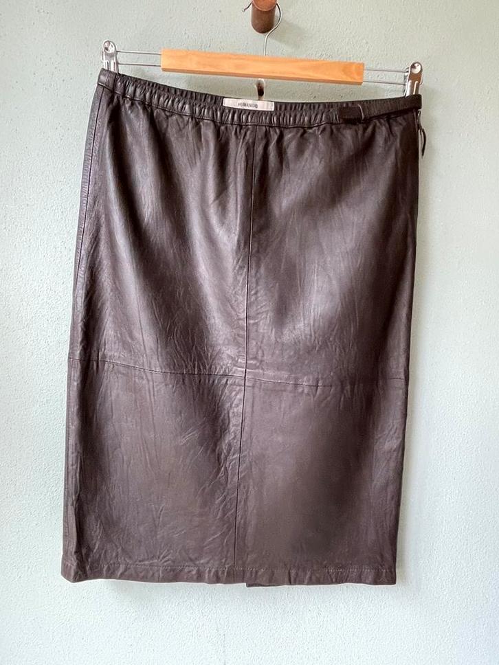 Humanoid zachte  leren rok maat L, Kleding | Dames, Rokken, Gedragen, Verzenden