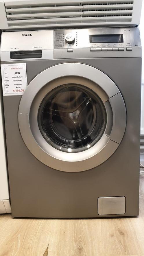 wasmachine AEG, Witgoed en Apparatuur, Wasmachines, Zo goed als nieuw, Voorlader, 8 tot 10 kg, 85 tot 90 cm, 1200 tot 1600 toeren