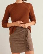 Mango mohair dun gebreide oranje trui S, Kleding | Dames, Truien en Vesten, Mango, Oranje, Ophalen of Verzenden, Zo goed als nieuw