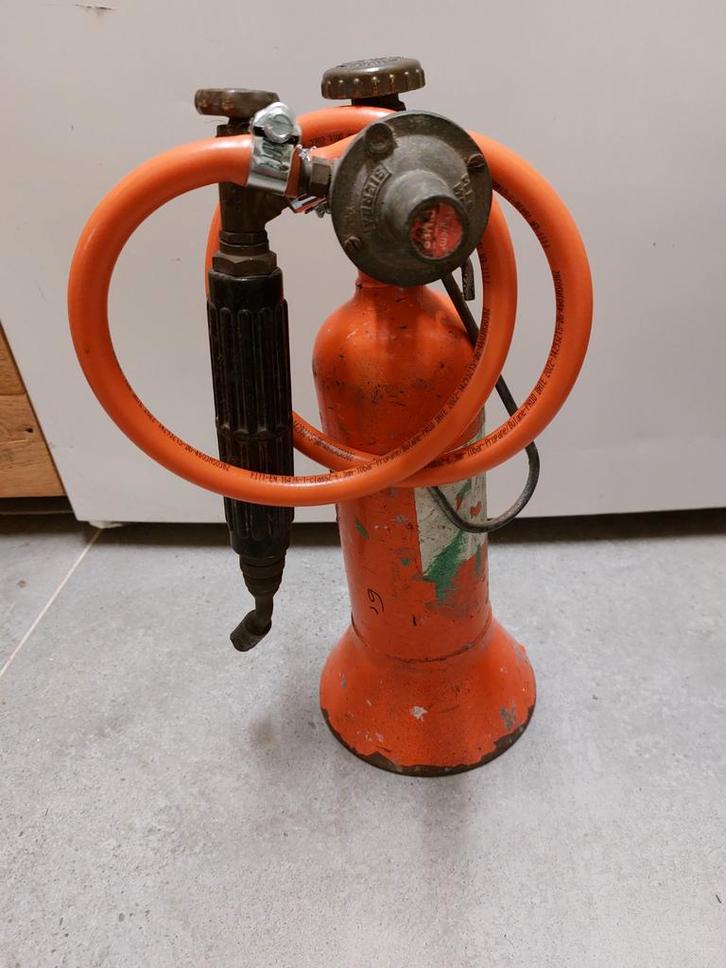 Karwei gasfles vulbaar gasbrander soldeerbrander, Doe-het-zelf en Verbouw, Gereedschap | Handgereedschap, Gebruikt, Ophalen of Verzenden
