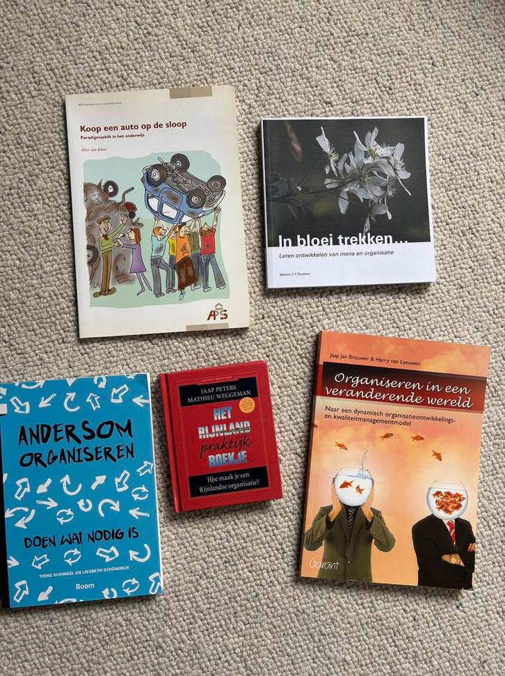 diverse management studieboeken, Boeken, Economie, Management en Marketing, Zo goed als nieuw, Management, Ophalen of Verzenden