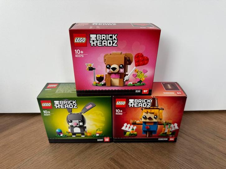 Lego Brickheadz 40379 + 40271 + 40352, Kinderen en Baby's, Speelgoed | Duplo en Lego, Nieuw, Lego, Complete set, Ophalen of Verzenden