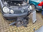 Vw polo 2002-2006 voorkop zwart en alle onderdelen, Ophalen, Voor, Bumper