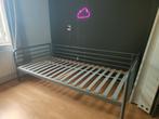 Stalen 1 persoonsbed, Huis en Inrichting, Slaapkamer | Stapelbedden en Hoogslapers, 90 cm, Eenpersoons, Ophalen of Verzenden, Zo goed als nieuw
