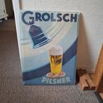 Grolsch bord, Ophalen of Verzenden, Gebruikt, Reclamebord, Plaat of Schild, Grolsch