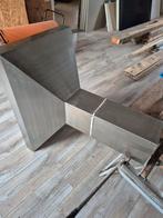 RVS Vrijhangende Afzuigkap - Semi-Professioneel, Gebruikt, Recirculatie, Ophalen of Verzenden, Vrijstaand