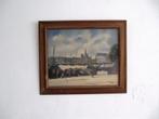 schilderij Jan Kelderman Parijs aan de Seine no. 18, Antiek en Kunst, Kunst | Schilderijen | Klassiek, Ophalen of Verzenden
