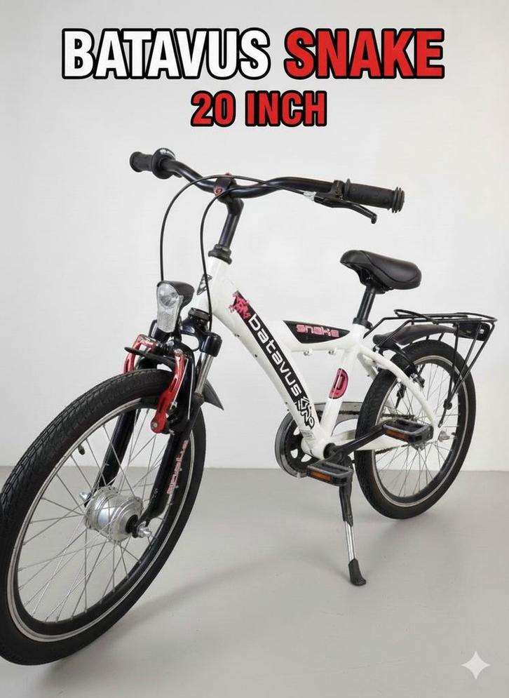Batavus SNAKE 20 inch kinderfiets, Fietsen en Brommers, Fietsen | Jongens, Zo goed als nieuw, 20 inch, Ophalen