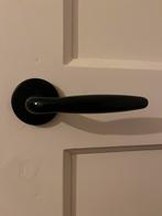 3 setjes zwarte deurklinken, Doe-het-zelf en Verbouw, Hang- en Sluitwerk, Ophalen of Verzenden, Zo goed als nieuw, IJzer, Klink of Kruk