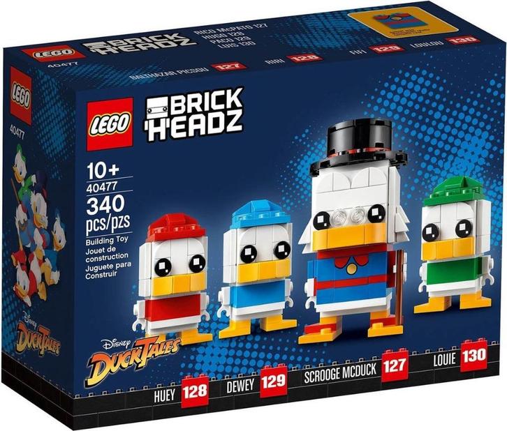 LEGO - 40477 - NIEUW - BrickHeadz - Dagobert Duck, Kwik,, Kinderen en Baby's, Speelgoed | Duplo en Lego, Nieuw, Ophalen of Verzenden