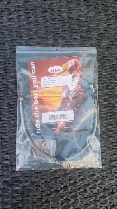 NIEUW! Hel stalen gevlochten achter remleiding Kawasaki Z800, Motoren, Onderdelen | Kawasaki, Nieuw, Ophalen