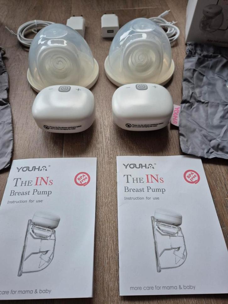 Youha elektrische draadloze borstkolf GEN1, Kinderen en Baby's, Babyvoeding en Toebehoren, Zo goed als nieuw, Borstkolf, Ophalen of Verzenden