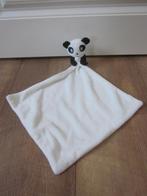 Zeeman wit zwart zacht pluche knuffeldoek Panda rinkeltje, Ophalen of Verzenden, Nieuw, Beer