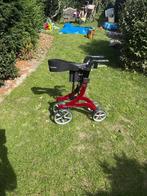 Rollator Travixx Deluxe, Bordeauxrood, Diversen, Ophalen, Opvouwbaar, Gebruikt