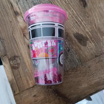 Volkswagen Campervan Summer Love Onbreekbare Beker met Rietj beschikbaar voor biedingen