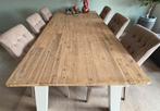 Eetkamertafel met stoelen (H&H Henders & Hazel), Huis en Inrichting, Ophalen, 200 cm of meer, 50 tot 100 cm, Zo goed als nieuw