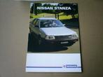Nissan Stanza 1984 12 pag., Verzenden, Zo goed als nieuw, Nissan