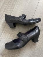 Janet D zwarte leren pumps met bandje  maat 41, Kleding | Dames, Schoenen, Schoenen met lage hakken, Zwart, Ophalen of Verzenden