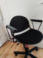 Retro Bureau stoel, Gebruikt, Zwart, Ophalen