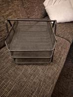 Bureau organisator zwart metaal, Diversen, Ophalen of Verzenden, Zo goed als nieuw