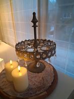 Sfeervolle kandelaar voor theelichtjes kleur maten grijs., Huis en Inrichting, Woonaccessoires | Kandelaars en Kaarsen, 25 tot 50 cm