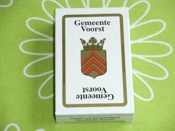 Gemeente Voorst kwartet / speelkaarten beschikbaar voor biedingen