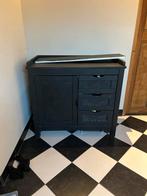 Commode, verlengbaar, Annie Sloan Graphite krijtverf, Ophalen, Zo goed als nieuw, Landelijk stijlvol