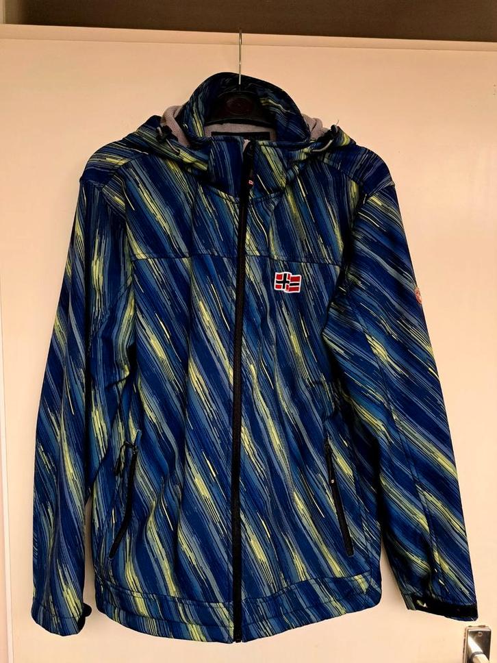 X-Land trektex softshell jas. Winddicht en waterafstotend., Kleding | Heren, Jassen | Zomer, Zo goed als nieuw, Maat 52/54 (L)